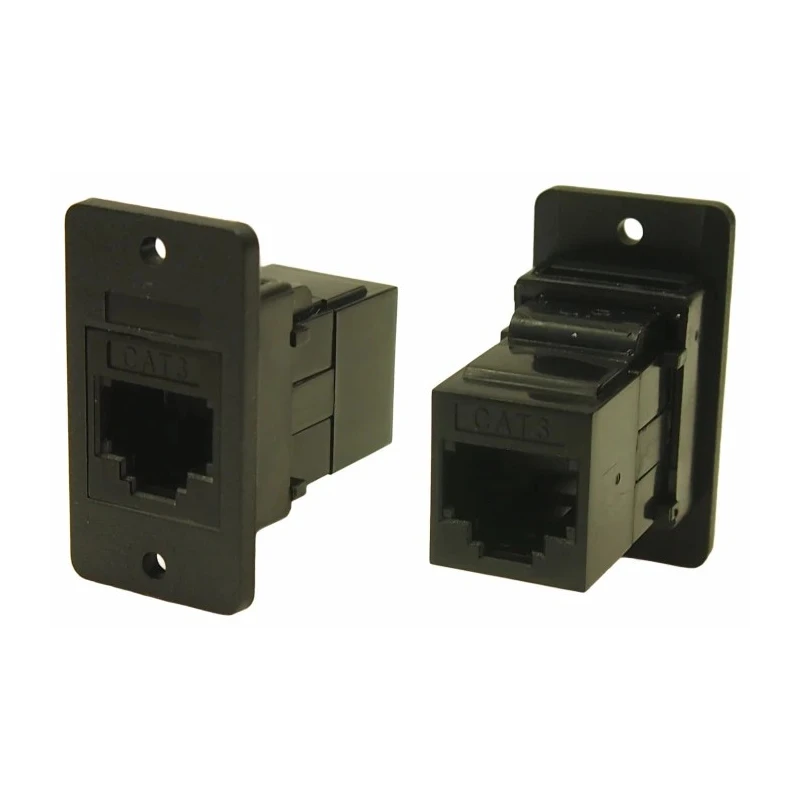 RS PRO RJ11 Connector Female Panel Mount Cat3 Rectangular 1 Port 6 Way RJ11