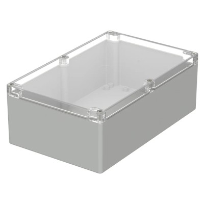 Bopla Euromas Series Light Grey Polycarbonate General Purpose Enclosure IP65, 90 mm x 250 mm x 160 mm 