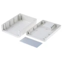OKW White ABS Shell-Type Handheld Enclosure with Integral Battery Compartment IP65 190 mm x 68 mm x 138 mm IP65