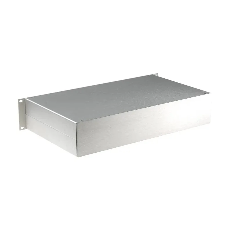 RS PRO 2 U 19 in Aluminium Rack Mount Case External Depth 254 mm External Height 88 mm 584-227