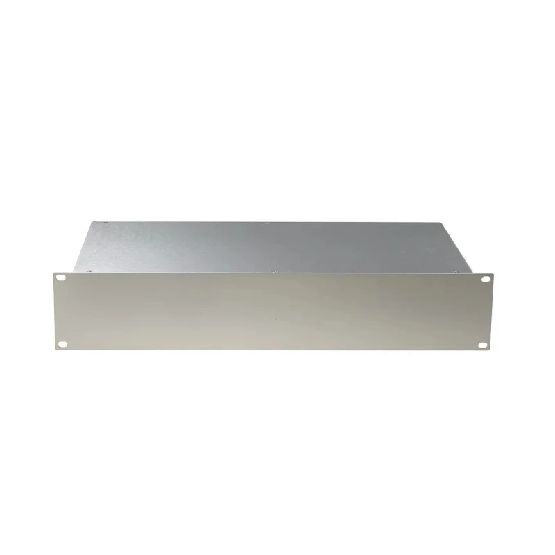 RS PRO 2 U 19 in Aluminium Rack Mount Case External Depth 254 mm External Height 88 mm 584-227