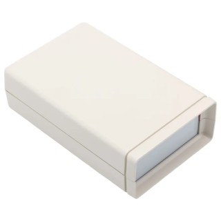 OKW Shell-Type Case Series White ABS Handheld Enclosure Integral Battery Compartment IP65 114 mm x 33 mm x 72 mm IP65