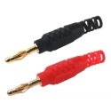 RS PRO Red and Black Male Banana Connector 2 mm, Solder Termination, 30 V AC, 60 V DC, 10 A Current Rating 218-8329