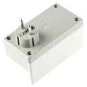 OKW White ABS Plug Case IP40 with External Dimensions 65 mm x 120 mm x 65 mm IP40