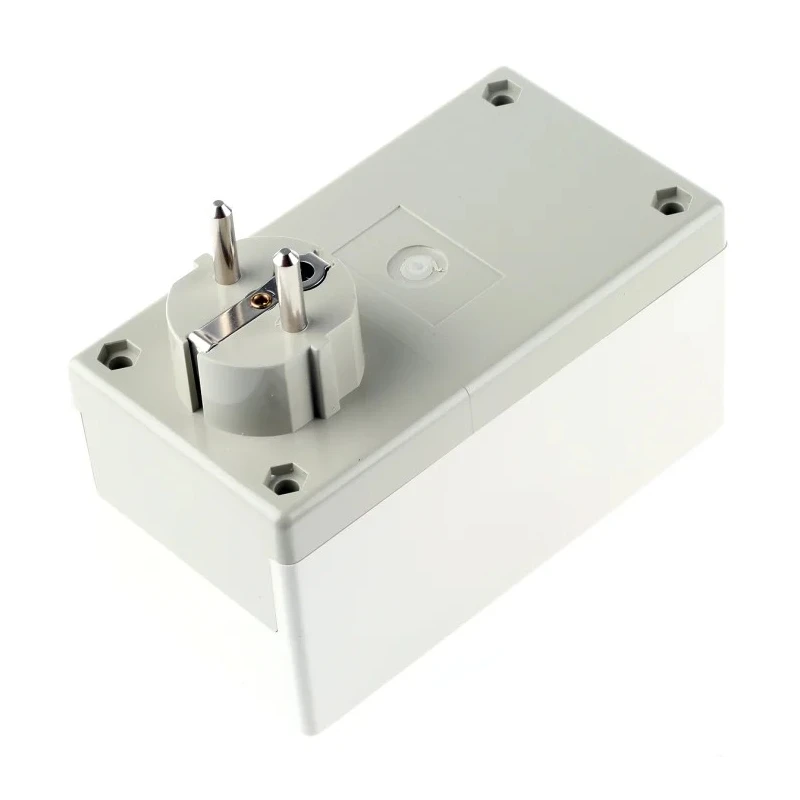 OKW White ABS Plug Case IP40 with External Dimensions 65 mm x 120 mm x 65 mm IP40