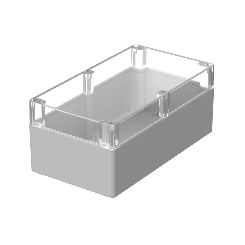Bopla Euromas Series Light Grey Crystal Clear Lid Polycarbonate General Purpose Enclosure IP65 149.5 mm x 360 mm x 02255100