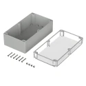 Bopla Euromas Series Light Grey Crystal Clear Lid Polycarbonate General Purpose Enclosure IP65 149.5 mm x 360 mm x 02255100