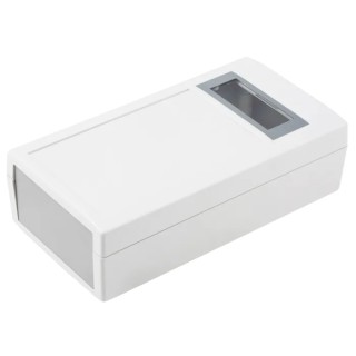 RS PRO Grey Polystyrene Handheld Enclosure Display Window IP64 150 mm x 80 mm x 45 mm 584-873