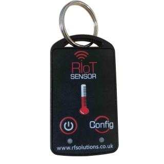 RF Solutions 2 Button Remote Control Fob 868 MHz RIOT-SENFOB-TEMP-8T1