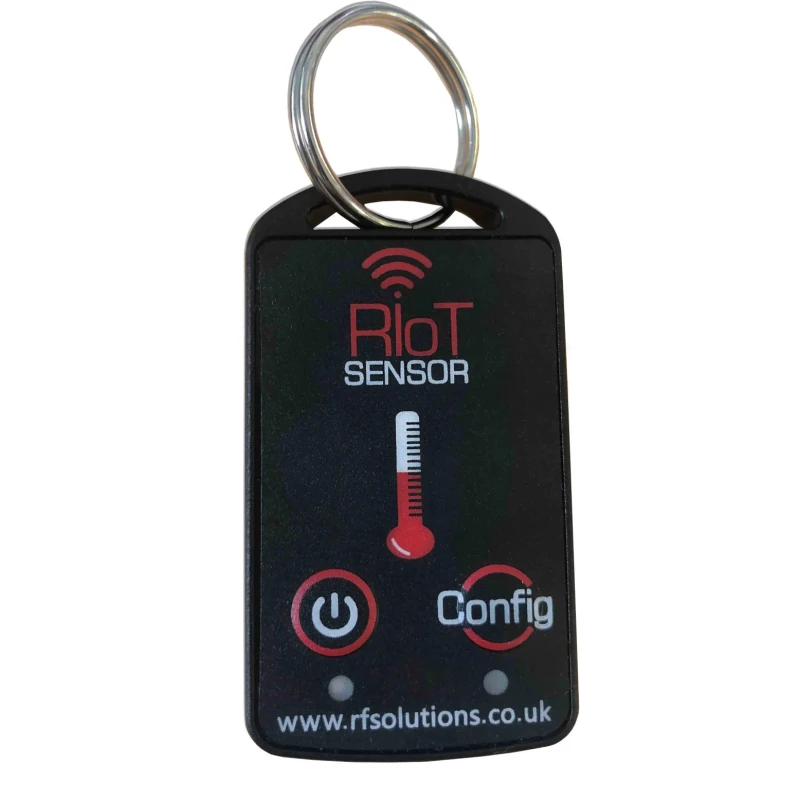 RF Solutions 2 Button Remote Control Fob 868 MHz RIOT-SENFOB-TEMP-8T1