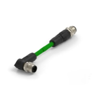 TE Connectivity Cat5e Shielded Screened Ethernet Cable 4 Core Green Polyurethane Jacket 2 m TAD14845101-020