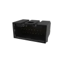 Amphenol Communications Solutions WireLock Series Right Angle Through Hole PCB Header, 16 Contacts, 1.8 mm 10153118-116KALF