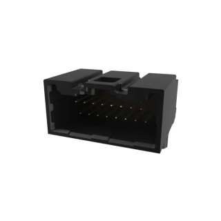 Amphenol Communications Solutions WireLock Series Right Angle Through Hole PCB Header, 16 Contacts, 1.8 mm 10153118-116KALF