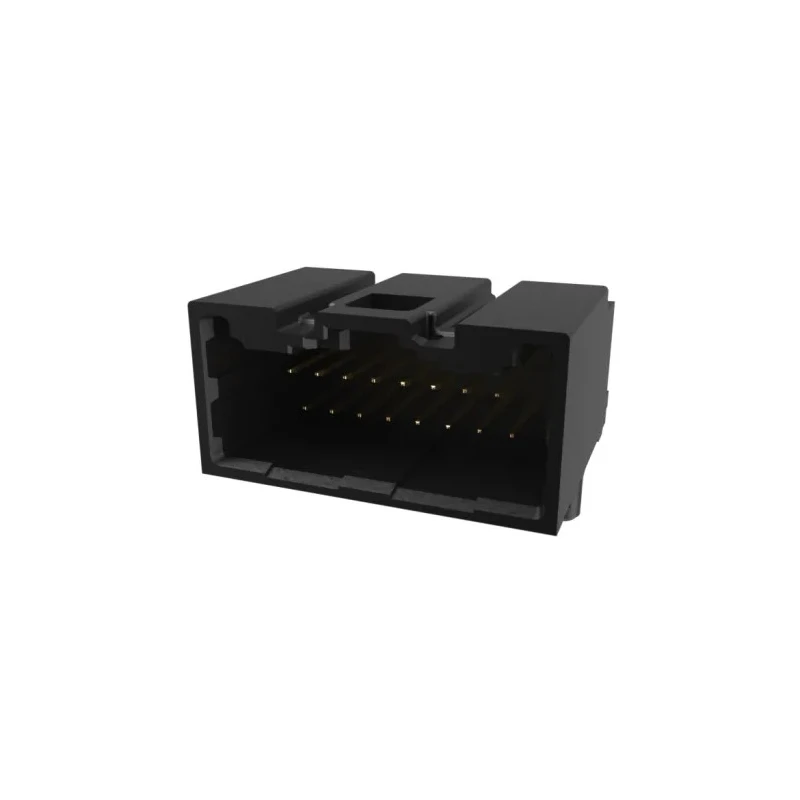 Amphenol Communications Solutions WireLock Series Right Angle Through Hole PCB Header, 16 Contacts, 1.8 mm 10153118-116KALF