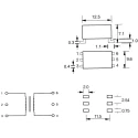 Bourns Surface Pulse Transformer 1:1 Turns Ratio, 3.8h Primary Inductance, 115Ω Primary Resistance SM-LP-5001