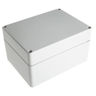 Fibox Euronord II Series Grey Grey Lid Polycarbonate Enclosure, IP66, IP67, IK07, IK08, 90 mm x 160 mm x PC 121609 ENCLOSURE