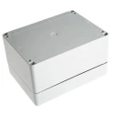 Fibox Euronord II Series Grey Grey Lid Polycarbonate Enclosure, IP66, IP67, IK07, IK08, 90 mm x 160 mm x PC 121609 ENCLOSURE