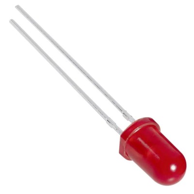 Kingbright 14 V Red Through Hole Blinking LED 5 mm (T-1 3/4) L-56BHD