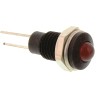 Bulgin Red Panel Mount Indicator 2V 30mA Lead Wire Termination IP67 Prominent Bezel DX1119/RD