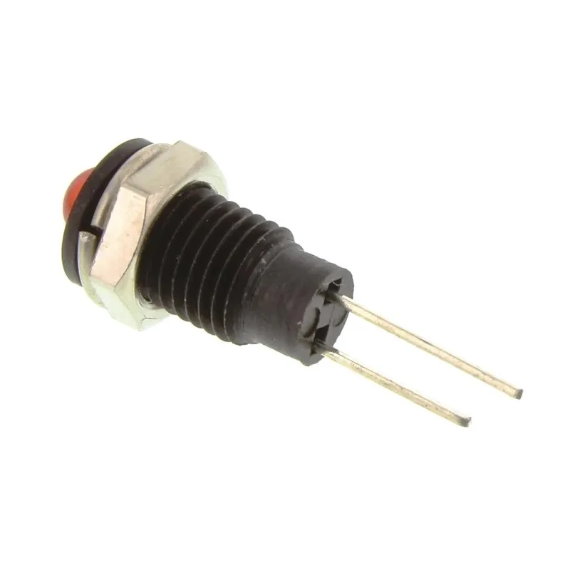 Bulgin Red Panel Mount Indicator 2V 30mA Lead Wire Termination IP67 Prominent Bezel DX1119/RD