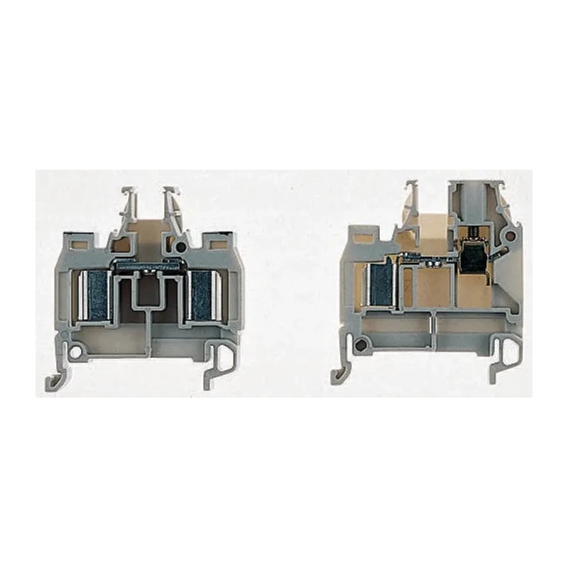 Entrelec SNA Series DIN Rail Terminal Block Grey 1-Level 1.5mm² Screw Termination 1kV ac 17.5A 1SNA199051R2600