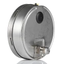 WIKA 63 mm Threaded Back Entry Pressure Gauge G 1/4, 1 bar, Aluminium Case 9570645