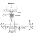 Omron Through Beam Photoelectric Sensor Fork Style 5 mm Detection Range NPN Output IP50 EE-SX671