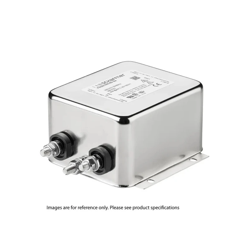 Schaffner Chassis Mount EMI Filter Fast-On 1 Phase 1A 250V AC/DC 0-400 Hz FN2010