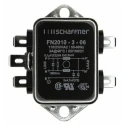 Schaffner EMI Filter Chassis Mount 3 A 250V AC/DC 0Hz-400Hz Fast-On Terminals FN2010