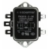Schaffner EMI Filter Chassis Mount 3 A 250V AC/DC 0Hz-400Hz Fast-On Terminals FN2010