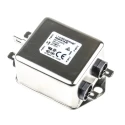 Schaffner Chassis Mount EMI Filter 16 A 250V AC/DC, 0 Hz to 400 Hz, Fast-On Termination, 1 Phase FN2010