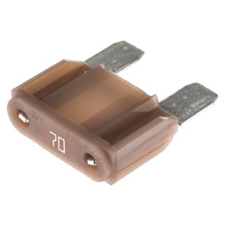 Littelfuse 70A Tan Maxi Blade Car Fuse 32V DC Time Delay Plastic Body 0299070.TXN