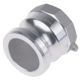 RS PRO Hose Connector Aluminium 50.8 mm ID, 17 Bar Maximum Operating Pressure 362-6661