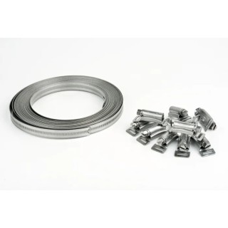 RS PRO 11 Piece Stainless Steel U Bolt Clip Hose Clip Kit 219-3690