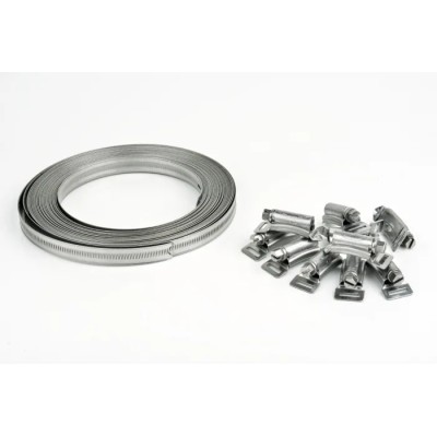 RS PRO 11 Piece Stainless Steel U Bolt Clip Hose Clip Kit 219-3690