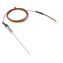 RS PRO Type T Hypodermic Thermocouple Stainless Steel Probe 100 mm Length 1.6 mm Diameter 250°C Max 219-4674