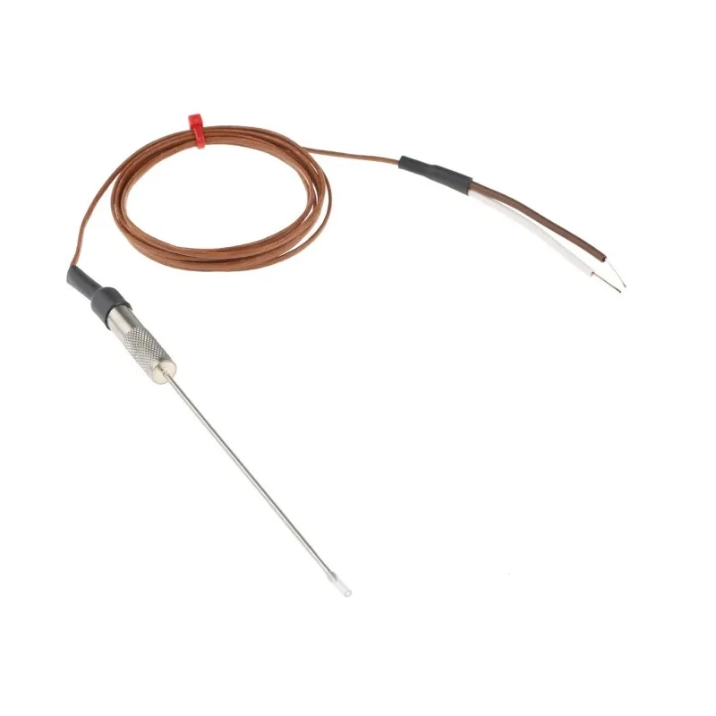 RS PRO Type T Hypodermic Thermocouple Stainless Steel Probe 100 mm Length 1.6 mm Diameter 250°C Max 219-4674