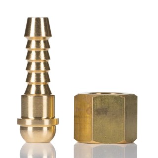 RS PRO Brass Hose Connector 7.94 mm ID 3/8 in BSP, Female Connection, Non Sparking, 362-6936