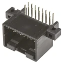 TE Connectivity MULTILOCK 040 Female Connector Housing 2.5 mm Pitch 16 Way 2 Row Right Angle 174053-2