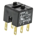 APEM Push Button Contact Block, A01 Series, 2 CO, 250V, Solder Lug/Quick Connect Terminals A0152B