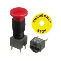 APEM A01ES Series Twist Release Emergency Stop Push Button, Panel Mount, 16 mm Cutout, 2 NC, IP65 A01ES