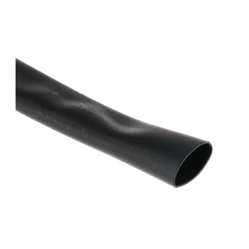 RS PRO Heat Shrink Tubing Black 9.5 mm Sleeve Diameter 10 m Length 2:1 Shrink Ratio DR-25-3/8-0-10