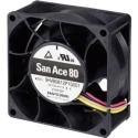 Sanyo Denki San Ace Series Axial Fan 12V DC 141.3 CFM 57.6W 4.8A 80x80x38mm 9HVB0812P1G001