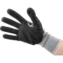 Pro Fit Black Grey Nitrile Foam Coated Work Gloves Size 9 Cut Level E Protection G910-09
