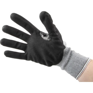 Pro Fit Black Grey Nitrile Foam Coated Work Gloves Size 9 Cut Level E Protection G910-09