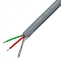 Van Damme 2 Core 0.22 mm² CSA Screened Audio Cable, 4.85 mm OD, 100 m Length, Grey 268018080100