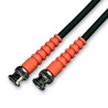 Van Damme BNC Series OFC Coaxial Cable 1 m, 6 mm Diameter, 75 Ω, Black, Polytetrafluoroethylene Jacket 110062000