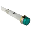 Arcolectric (Bulgin) Ltd 0277 Series Green Panel Mount Indicator 24V 22mA Solder Tab Termination IP67 C027700FAH