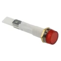 Arcolectric (Bulgin) Ltd 0277 Series Red Panel Mount Indicator, 12V, 37mA, Solder Tab Termination, IP67 C027700FAJ