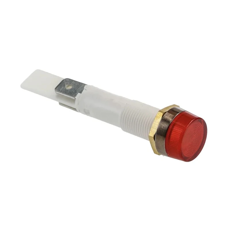 Arcolectric (Bulgin) Ltd 0277 Series Red Panel Mount Indicator, 12V, 37mA, Solder Tab Termination, IP67 C027700FAJ